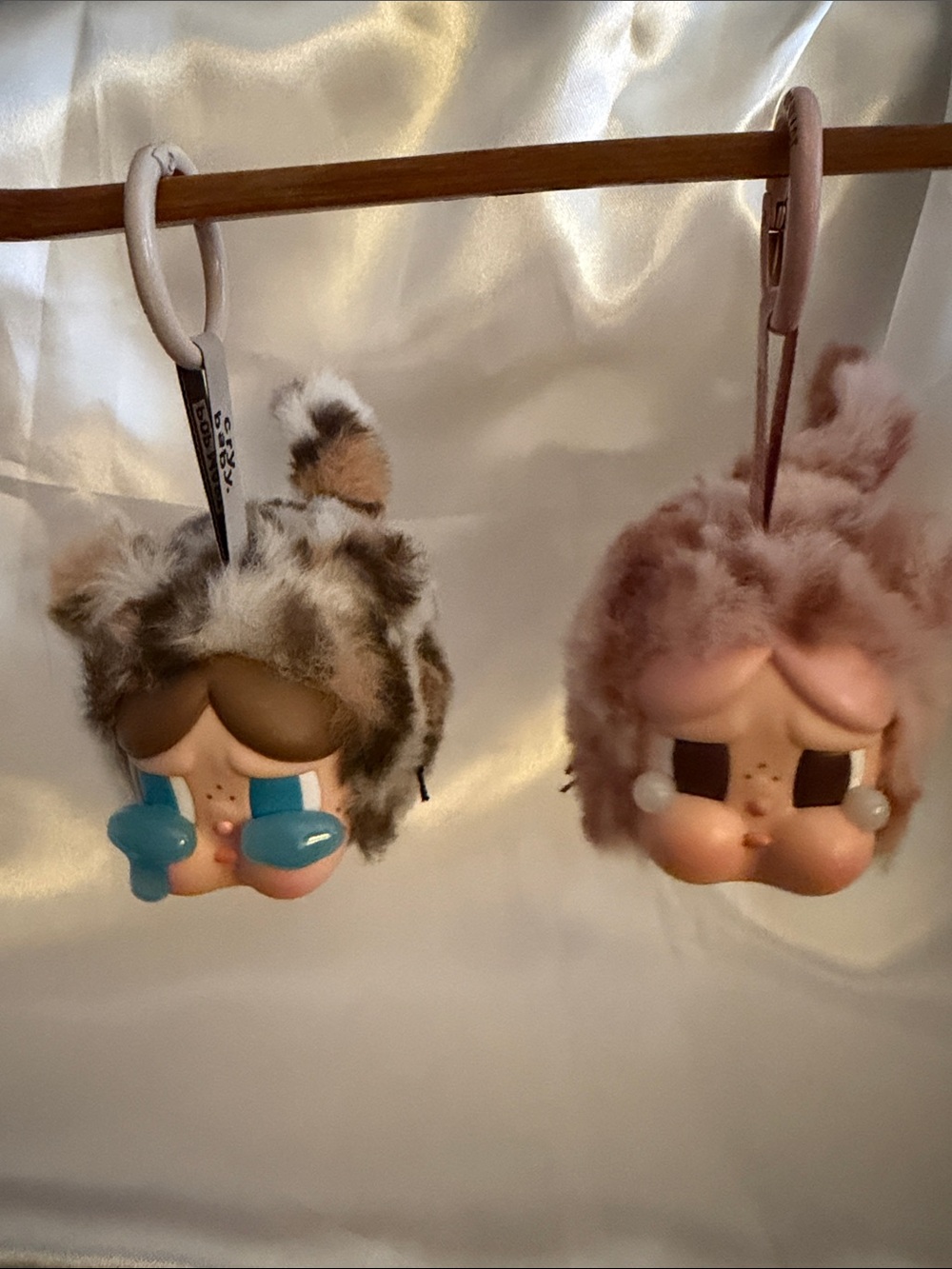 This is 2 of the cry baby line from POP MART and they are magnetic on the bottom - Picture 3 of 8